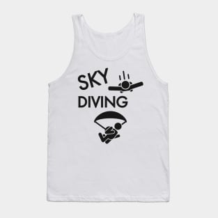 Parachute Skydiving Skydive Parachutists Tank Top